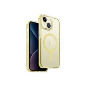 Uniq Combat Magclick Apple Apple iPhone 15 Magsafe szilikon tok, citromsárga kép