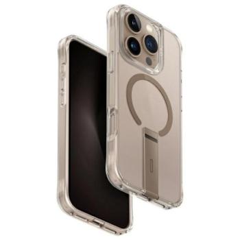 Uniq Eleva Apple iPhone 16 Pro Magsafe szilikon tok tartó résszel, arany kép