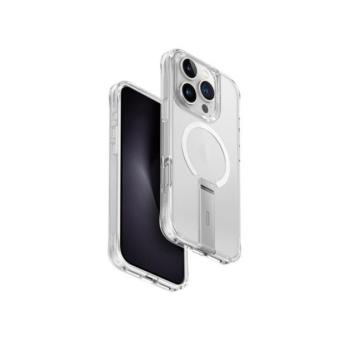Uniq Eleva Apple iPhone 16 Pro Magsafe szilikon tok tartó résszel, átlátszó kép