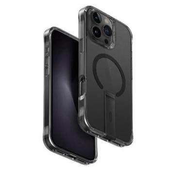 Uniq Eleva with Vertica Stand tok kitámasztóval iPhone 16 Pro Max - fekete kép