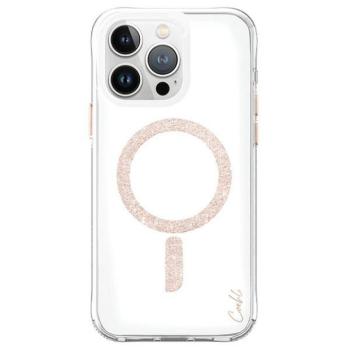 UNIQ etui Coehl Glace iPhone 15 Pro 6.1&quot; mágneses töltő rózsaarany tok kép