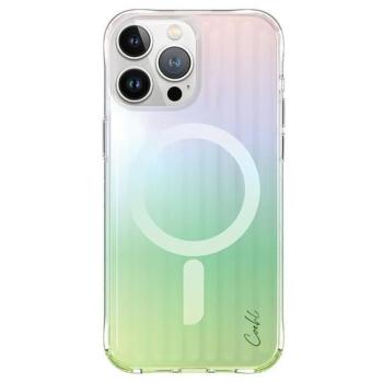 UNIQ etui Coehl Lineáris iPhone 15 Pro Max 6.7&quot; mágneses töltés opál/irizáló tok kép