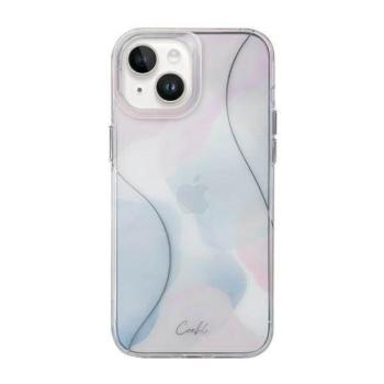 UNIQ etui Coehl Palette iPhone 14 Plus / 15 Plus 6.7&quot; szürkületkék tok kép