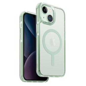 UNIQ etui Combat iPhone 15 Plus / 14 Plus 6.7&quot; Maglick Charging menta tok kép
