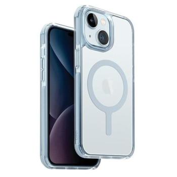 UNIQ etui Combat iPhone 15 Plus / 14 Plus 6.7&quot; Maglick töltő jégkék tok kép