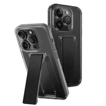 UNIQ etui Heldro MountStand iPhone 15 Pro 6.1&quot; szürke tok kép