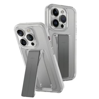 UNIQ etui Heldro MountStand iPhone 15 Pro Max 6.7&quot; átlátszó tok kép