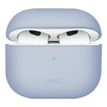 UNIQ etui Lino AirPods 3 gen szilikon kék tok kép