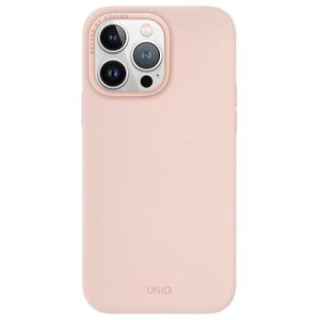 UNIQ etui Lino Hue iPhone 15 Pro Max 6.7&quot; Magclick Charging rózsaszín tok kép