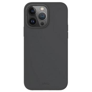 UNIQ etui Lino Hue iPhone 15 Pro Max 6.7&quot; Magclick Charging szürke tok kép