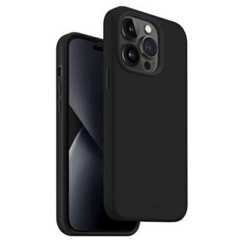 UNIQ etui Lino iPhone 14 Pro 6,1&quot; fekete tok kép