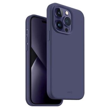 UNIQ etui Lino iPhone 14 Pro Max 6,7&quot; lila füge tok kép