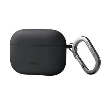 UNIQ etui Nexo Nexo AirPods Pro 2 gen szilikon (2022/2023) szénszürke tok kép