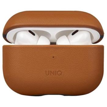 UNIQ etui Terra AirPods Pro 2 gen. Valódi bőr (2022/2023) barna tok kép