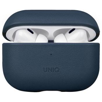 UNIQ etui Terra AirPods Pro 2 gen. Valódi bőr (2022/2023) kék tok kép