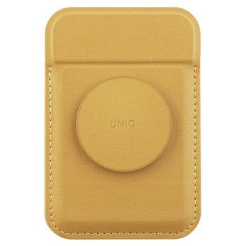 UNIQ Flixa mágneses kártyatárca MagSafe támogatással sárga kép