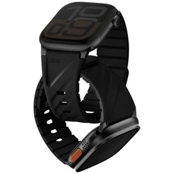 Uniq Fluo Apple Watch 40/41/42/44/45/46/49mm mágneses szíj, fekete kép