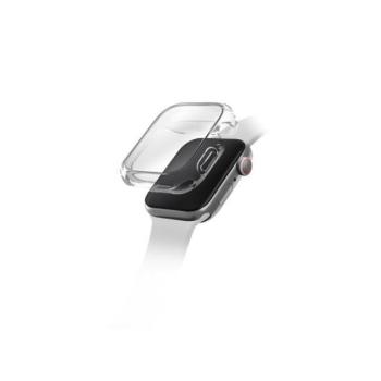 Uniq Garde Hybrid Apple Watch 45mm tok, tempered kijelző fóliával, átlátszó kép