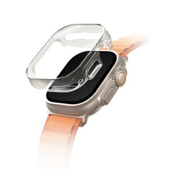 Uniq Garde Hybrid Apple Watch UItra 2/1 (49mm) tok, tempered kijelző fóliával, átlátszó kép