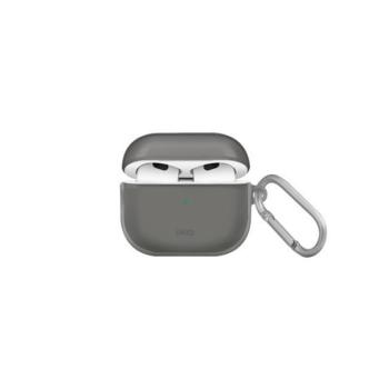 Uniq Glase Apple Airpods (3. gen) tok, fekete-átlátszó kép
