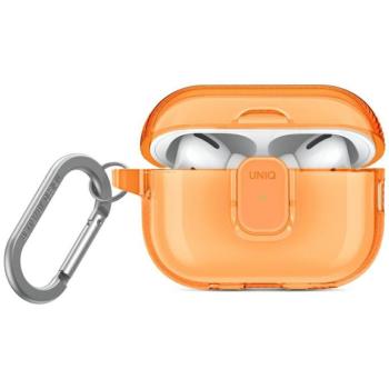 Uniq Glase Pro Apple AirPods Pro 2 tok karabinerrel, narancs kép