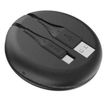 Uniq Halo USB-C töltő- és adatkábel, 1.2m, fekete kép