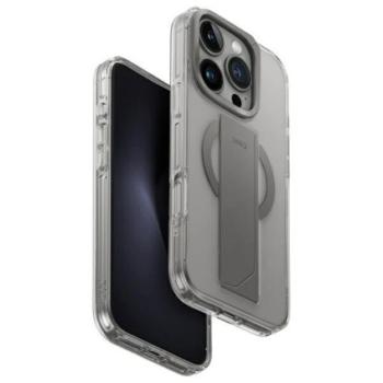 Uniq Heldro Max iPhone 16 Pro Max MagSafe tok kitámasztóval, átlátszó kép