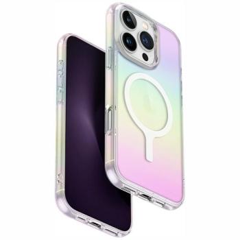 Uniq Hybrid Iridescia iPhone 16 Pro Magsafe tok, színes (holographic) kép