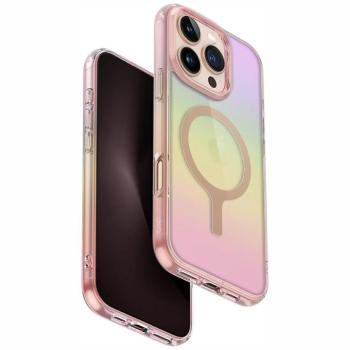 Uniq Hybrid Iridescia iPhone 16 Pro Magsafe tok, színes-rózsaszín (prism) kép