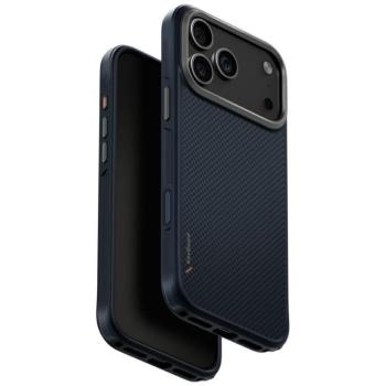 Uniq Keva Magclick Apple iPhone 17 Pro MagSafe Aramid tok, sötétkék kép