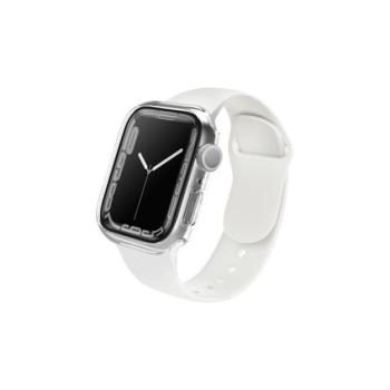 Uniq Legion Apple Watch S8/S7 45mm tok, tempered kijelző fóliával, átlátszó kép