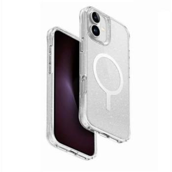 Uniq Lifepro Extreme Apple iPhone 16 Plus csillámos szilikon tok, átlátszó kép