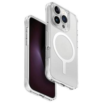 Uniq Lifepro Extreme Apple iPhone 16 Pro Max Magsafe szilikon tok, átlátszó/fehér kép