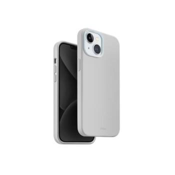 Uniq Lino Hue Apple iPhone 15 Magsafe Szilikon tok, szürke kép