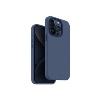 Uniq Lino Hue Apple iPhone 15 Pro Magsafe Szilikon tok, kék kép