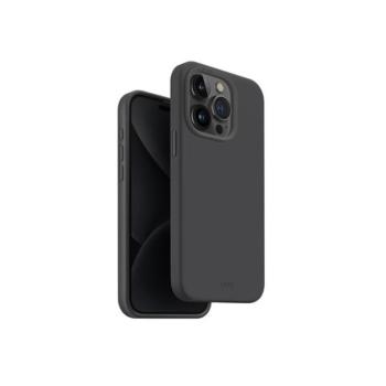 Uniq Lino Hue Apple iPhone 15 Pro Magsafe Szilikon tok, sötét szürke kép