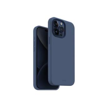 Uniq Lino Hue Apple iPhone 15 Pro Max Magsafe Szilikon tok, kék kép