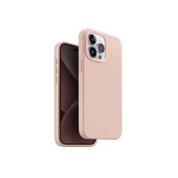 Uniq Lino Hue Apple iPhone 15 Pro Max Magsafe Szilikon tok, rózsaszín kép