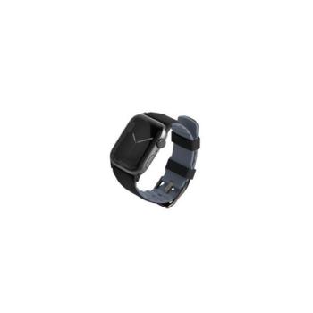 Uniq Linus Airosoft Apple Watch 42/44/45/49mm szilikon szíj, fekete kép