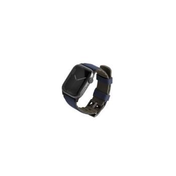 Uniq Linus Airosoft Apple Watch 42/44/45/49mm szilikon szíj, kék kép