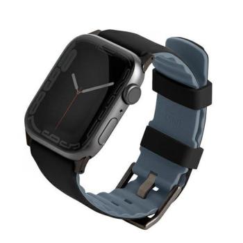 UNIQ Linus csereszíj Apple Watch 42/44/45/49 mm - fekete kép