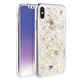 UNIQ Lumence Clear tok iPhone Xs Max - átlátszó-arany színű kép