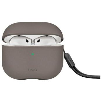 Uniq Lyden Apple AirPods 4 műbőr tok, szürke kép
