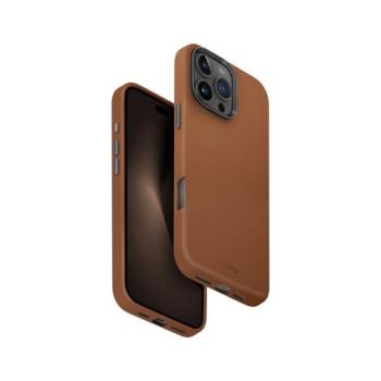 Uniq Lyden Apple iPhone 16 Pro Max MagSafe Bőr tok, barna kép