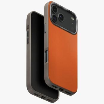 Uniq Lyden DS Magclick Apple iPhone 17 Pro Max MagSafe tok, narancs-szürke kép