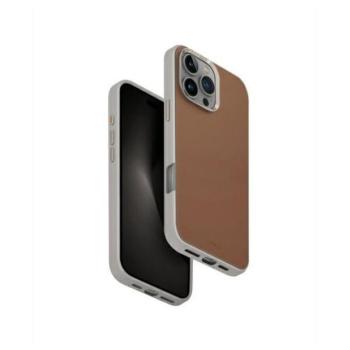 UNIQ Lyden DS Magclick Charging tok iPhone 16 Pro Max - barna kép