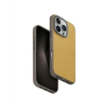UNIQ Lyden DS Magclick Charging tok iPhone 16 Pro - sárga kép