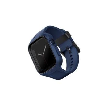 Uniq Monos Apple Watch 44/45mm hibrid szíj + tok, kék kép