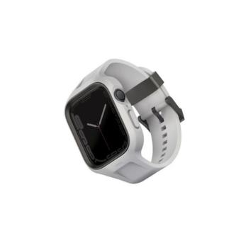 Uniq Monos Apple Watch 44/45mm hibrid szíj + tok, szürke kép