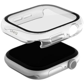 Uniq Nautic Apple Watch 11 / Watch 10 46mm műanyag tok, IP68 por-és cseppálló kijelzővédelemmel, átlátszó kép